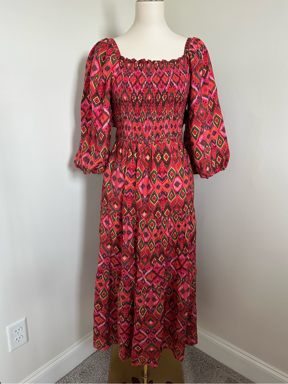 NWT Dress Forum Alana Tropical Maxi Dress